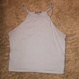 Charlotte Russe Halter Cropped Tank